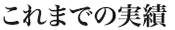 これまでの実績